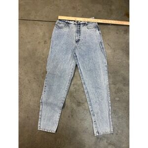 Vintage Late‎ 80s/Early 90s Street Equipt Jeans High Rise Acid Wash Denim 28x28